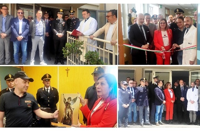 Niscemi. Inaugurato "il posto di Polizia" all’Ospedale 'Suor Cecilia Basarocco', ogni giorno dalle 8 alle 20 oppure fino alle 23